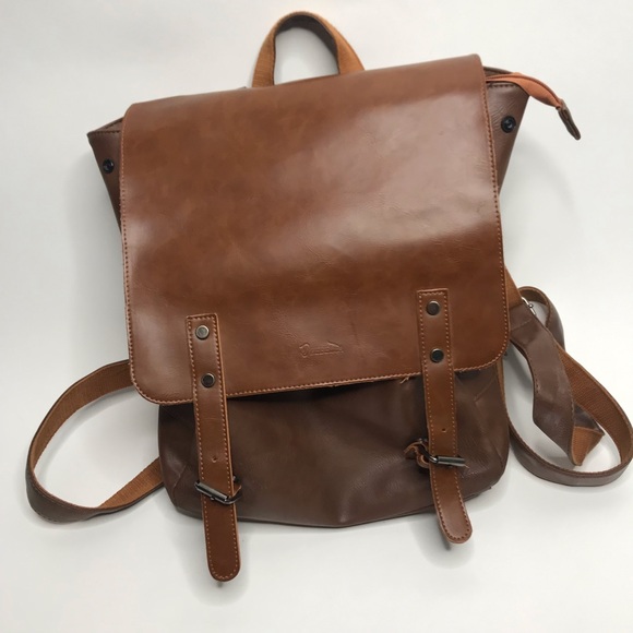 Zebella Handbags - Zebella | Vegan Leather Laptop Backpack